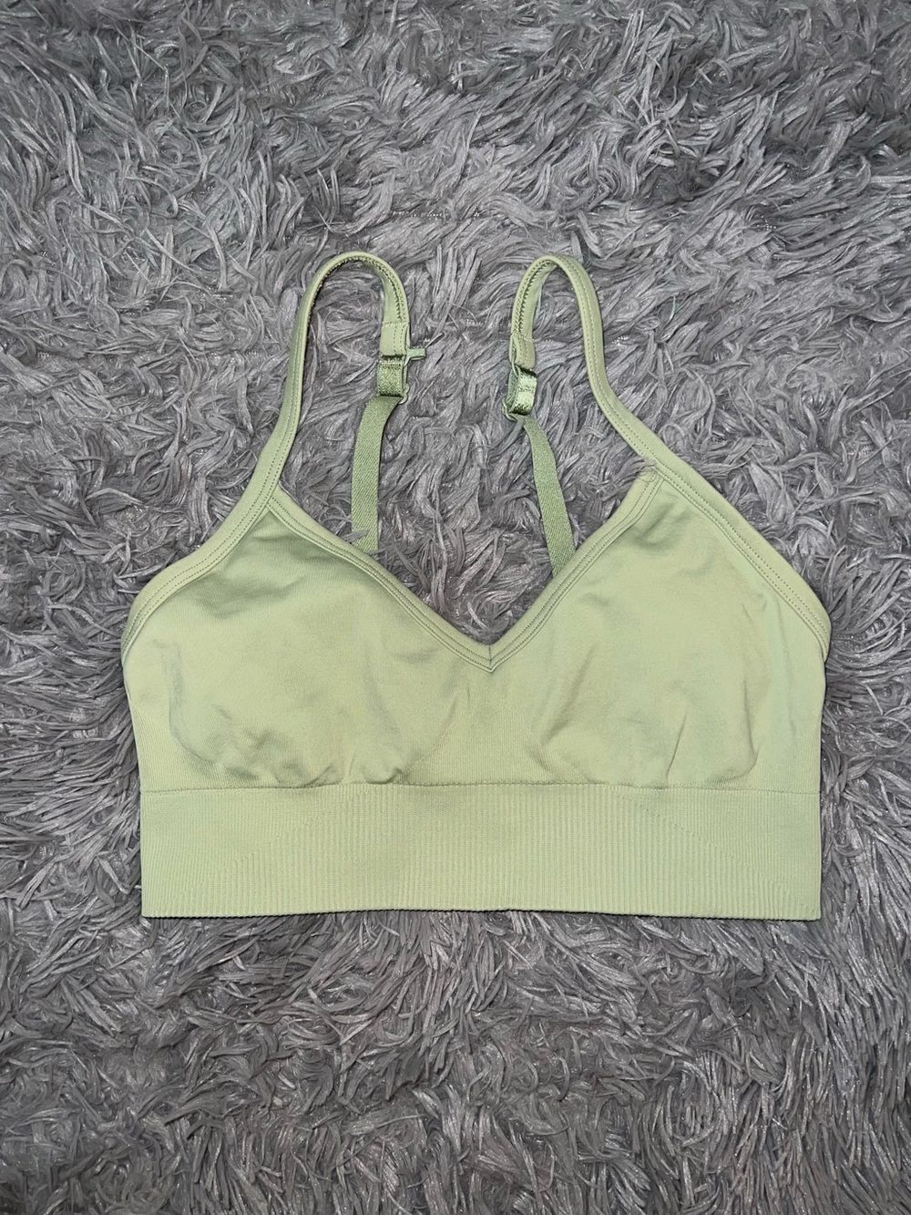 Lululemon Vista Green Ebb to Street Bra